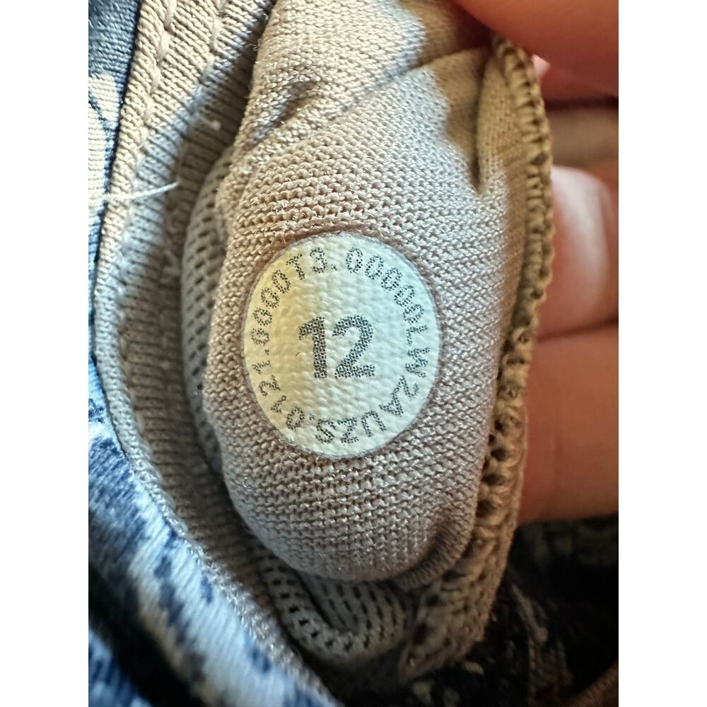 Gently Used Lululemon Sz 12 Energy Bra in Antique Paisley White/Blue $68 MSRP - Picture 4 of 6